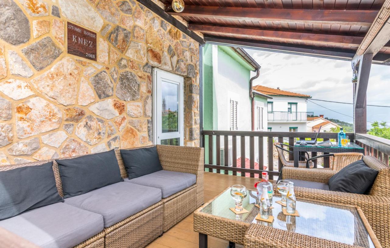 Stone House Knez Apartment Vrbnik Bagian luar foto